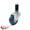 Service Caster 3.5 Inch Blue Polyurethane Swivel 1-3/8 Inch Expanding Stem Caster Brake, 2PK SCC-EX20S3514-PPUB-BLU-2-TLB-2-MTG45 - alternate 6